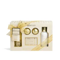 Set von 4 Kosmetik Gold Mandarine und Grapefruit Gold