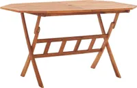 Gartentisch Klappbar 135x85x75 cm Massivholz Akazie