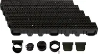 ScarMaxx B125 Entwässerungsrinne Set, Regenwasser Ablauf, Bauhöhe 115 mm - 5m