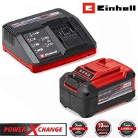 Einhell Starter Kit 5,2 Ah Akku 18V und Fastcharger 4 A 80 min Ladezeit 18 V