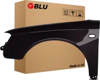 BLU Kotflügel Passend für Audi A4 B7 LZ9X Links Schwarz CherrySchwarz | 2004-2008 | Vorderseite Vorne | Lackiert | Einbaufertig