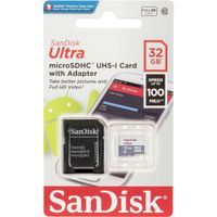 Sandisk Ultra MicroSDHC 32 GB 100 MB/s Class 10 UHS-I, z adapterem