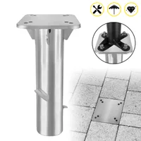 LARS360 Universal-Bodenplatte Sonnenschirmständer für Sonnenschirm Ampelschirm Terrasse