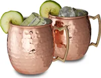 relaxdays Moscow Mule Becher 2er Set