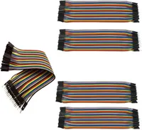 5x 40 Pin Dupont Kabel Buchse-Stecker 20 cm
