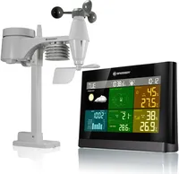 meteorologická stanica Comfort 5-in-120,2 cm čierna 3-dielna