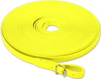 Mystique® Biothane Schweißriemen 13mm neon gelb 10m