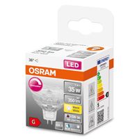 Osram LED Lampe ersetzt 35W Gu5.3 Reflektor - Mr16 in Transparent 5W 350lm 2700K dimmbar 1er Pack
