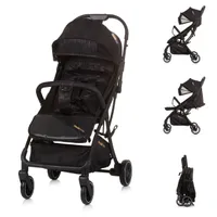 Chipolino Kiss Skladací kočík Obsidian Black