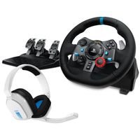 Bundle G29 Driving Force Racing Wheel + Logitech Astro A10 Playstation