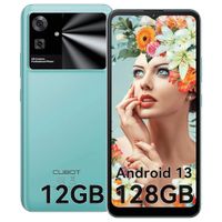 CUBOT Note 21 Telefon komórkowy bez umowy 12GB+128GB/1TB, Android 13 Smartphone, 6,56 cala 90 Hz, aparat 50 MP, bateria 5200 mAh GPS/OTG/Face ID Zielony