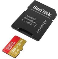 SANDISK EXTREME microSDXC 256 GB 190/130 MB/s A2