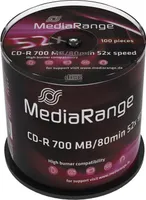 MEDIARANGE MR204 - CD-R - 700 MB - 100 Stück(e) - 80 min - 52x - Tortenschachtel