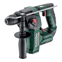 Metabo PowerMaxx BH 12 BL 16 akumulatorowa wiertarko-wkrętarka bezszczotkowa 12 V 1,3 J SDS-Plus + walizka ( 600207860 ) - bez akumulatora, bez ładowarki