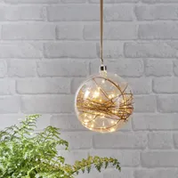Bombka szklana z podświetleniem Led GLOW 20 cm