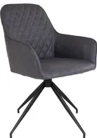 House Nordic Jedálenská stolička Ava Swivel Dark Grey