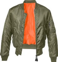 Brandit Ma1 Jacke Grün L Mann Grün L