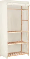 2024 Moderne Kleiderschränke Kleiderschrank mit 3 Ebenen 79 x 40 x 170 cm 815607