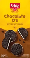 Schär Chocolate O'S Glutenfreie Kakao-Kekse mit Milchfüllung 165 G (16 Stück)