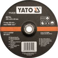 YATO YT-6124 - tarcza szlifierska do metalu 125x6,0x22mm