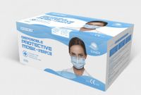 50 Stück  Maske Gesichtsmaske 3-lagig Mundschutz Atemschutz  Schutzmaske Infektionsschutz