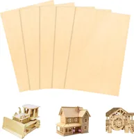 Bastelholz Holzplatte, 10 Stücke 300 x 200 x 2 (+/- 0,2) mm, Für zum Basteln,Modellbau,Kreativ Hobby,Laserprojekte,Gemälde Kunst