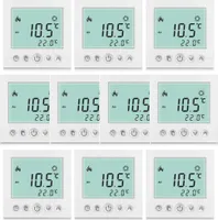 10PCS Digitální pokojový termostat Termostat Nástěnný termostat Skryté podlahové vytápění Infračervené vytápění