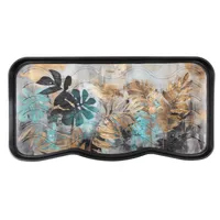 e-floor Schuhmatte 38x75 cm Golden Bush - 100% recycelt, Wasserdichte, pflegeleicht, Kunststoffmatte schützt Böden vor Schmutz & Wasser