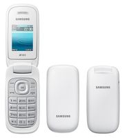 Samsung GT-E1272 Weiß Dual Sim Klapphandy Tastenhandy Werkshandy ohne Kamera