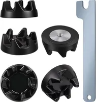 5X Kupplung 9704230 inkl. Werkzeug Ersatzteil für Kitchenaid Ultra Power Blender 5KSB5, 5KSB52, 5KS - Blender Rubber Coupler