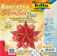 Bastelset Bascetta duo rot/gold