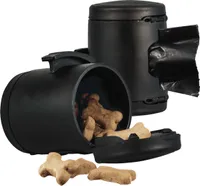 Pojemnik na przysmaki lub woreczki na odchody Flexi Multi Box, czarny