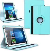 Universal Tablet Tasche 10 10.1 10.3 10.4 10.5 11 Zoll Hülle Schutzhülle DrehbarFarben:Türkis