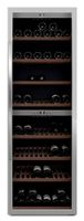 mQuvée Freistehender Weinkühlschrank - WineExpert 180 Stainless | 2 Temperaturzonen | Kapazität 180 Flaschen | Buchenholzregale auf Schienen | UV-geschützte Glastür | zwei Zonen 5-20°C | Platz für alle Flaschentypen | Kompressor