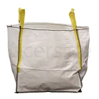 Lacers Big Bags 20 Stück mit 4 Schlaufen | Traglast - 1000 Kilogramm / Schüttgutbehälter, Transportsack, Entsorgungssack | 90x90x90cm
