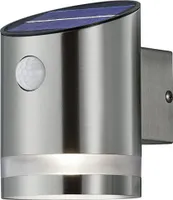 Lampa elewacyjna kinkiet zewnętrzny SALTA - CZUJNIK RUCHU - SOLAR srebrny RL R22231107