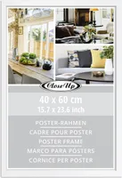 Posterrahmen 40 x 60 cm Holzdekor weiß