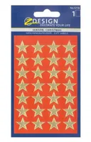 AVERY Zweckform ZDesign Weihnachts-Sticker "Sterne", gold