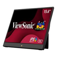 ViewSonic VA1655 - LED-Monitor - 40.6 cm (16") - tragbar - 1920 x 1080 Full HD (1080p) @ 60 Hz - IPS - 250 cd/m² - 800:1 - 7 ms - Mini HDMI - USB-C - Lautsprecher - Neu