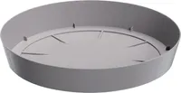 Untersetzer Ø 10,5cm für Blumentöpfe Lofly grau