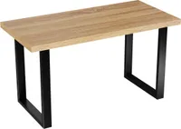 SKXMobel Esstisch 120x60 cm, Moderner Küchentisch, Esszimmertisch, Robuster Tisch für Küche & Esszimmer, Stilvoller EssTisch für Zuhause Eiche