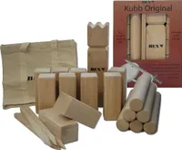 Bex Kubb Viking Original Gummiholz - Blanco King