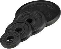 ENERGETICS Hantelscheibe Guss leicht SCHWARZ SCHWARZ 2X125