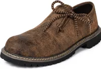 PAULGOS Trachtenschuhe Antik Echt Leder Haferlschuhe Haferl in 3 Farben Gr. 39-47