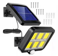 Solarna lampa zewnętrzna LED 120 LED IP44 - czujnik ruchu