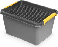 Plastový Úložný Box S Víkem Uzavíratelný Organiser Pro Garáž Sklepa Dílny 15,5 L