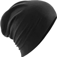 Beechfield Pánska čiapka Hemsedal Slouch Beanie PC3342 (jedna veľkosť) (čierna)