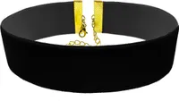 Oblique Unique Halsband Halskette Kette für Damen Mädchen Choker JGA Junggesellinnenabschied Party - schwarz