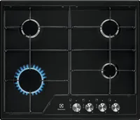 Electrolux EGS6424K Kochfeld Schwarz Integriert 60 cm Gas 4 Zone(n)