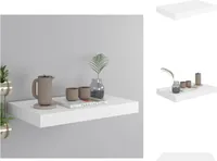 vidaXL Schweberegal Weiß 40x23x3,8 cm MDF -  Wandregale